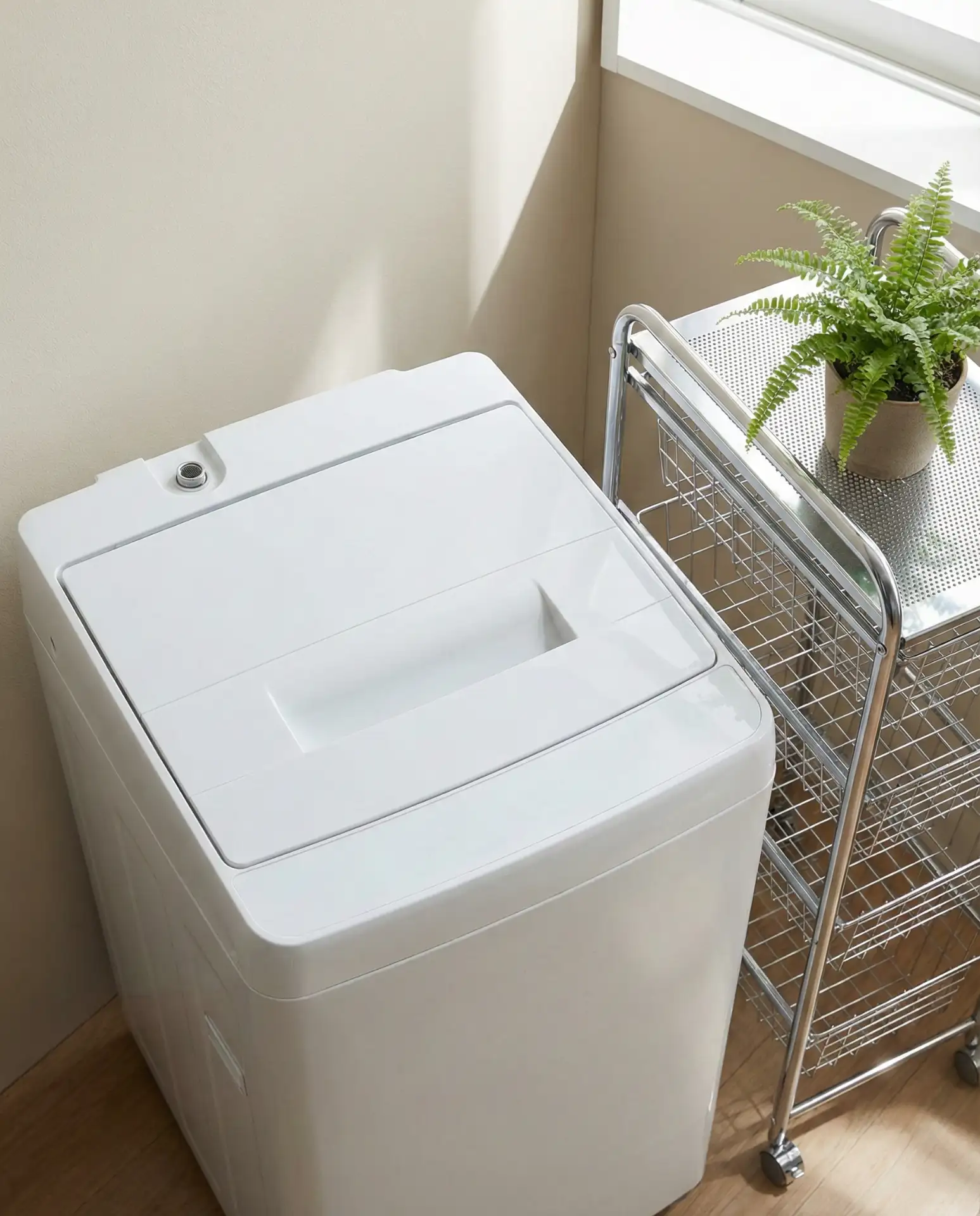 Top Loader with Rolling Cart Storage 1