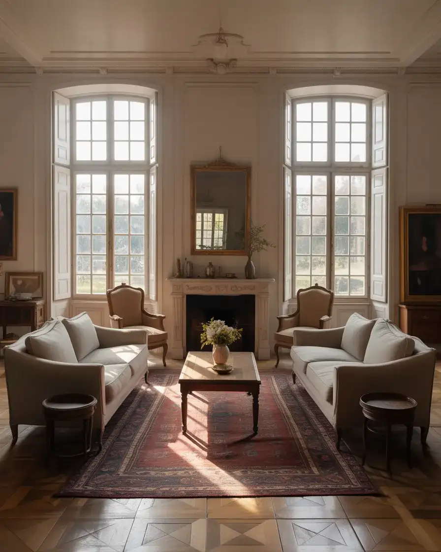 Traditional French Country Furniture Arrangements 1