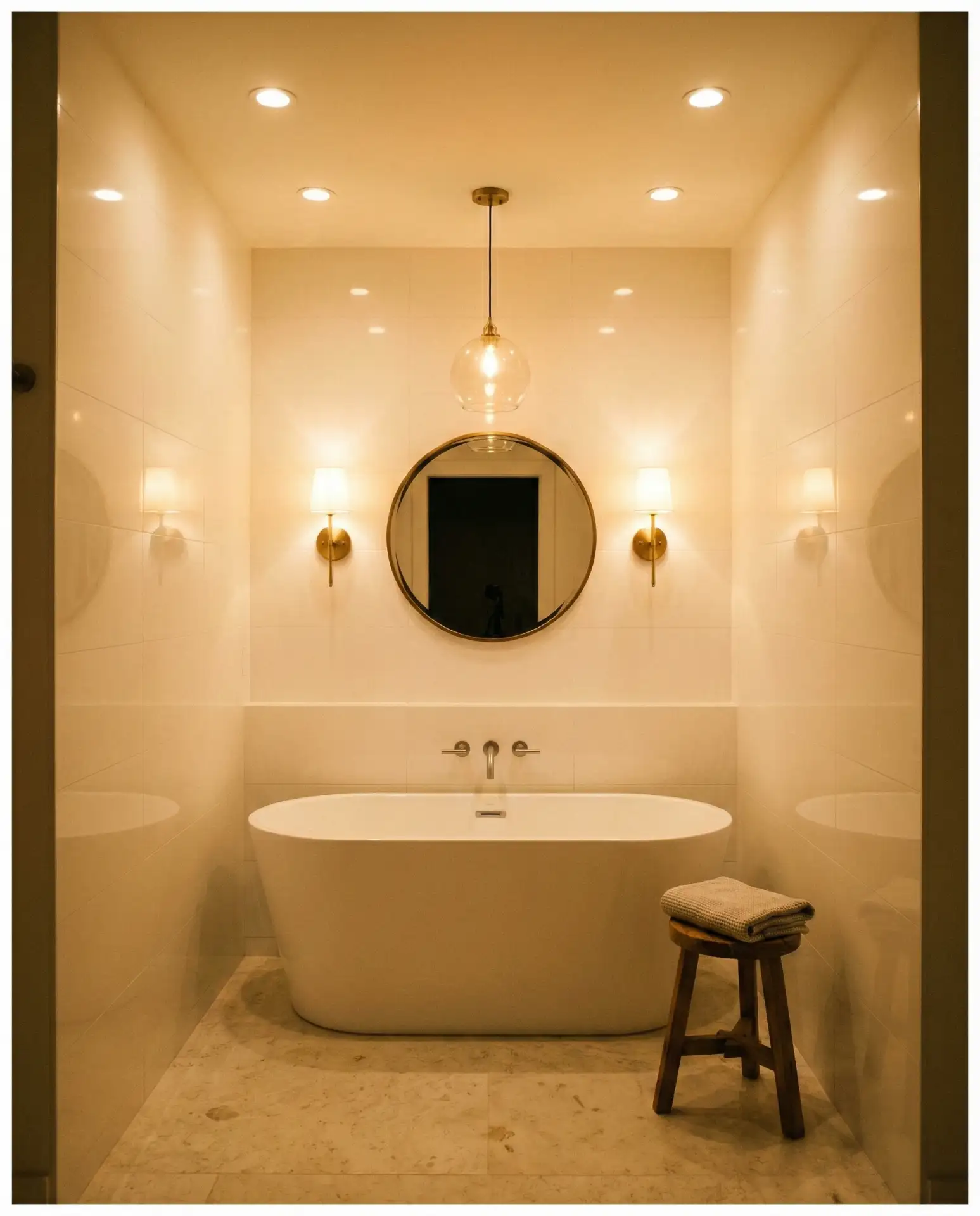Tub with No Window—Lighting Strategies 1