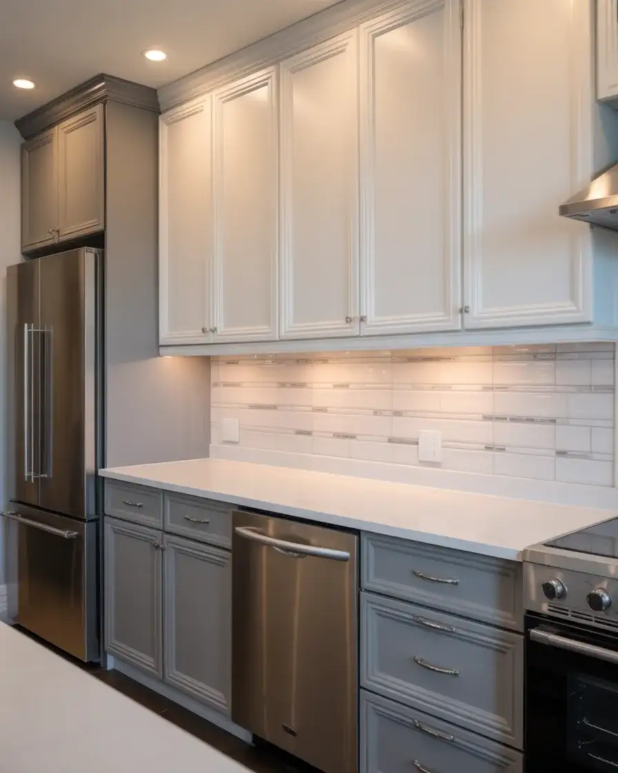 Two-Tone Gray and White Pairing 2