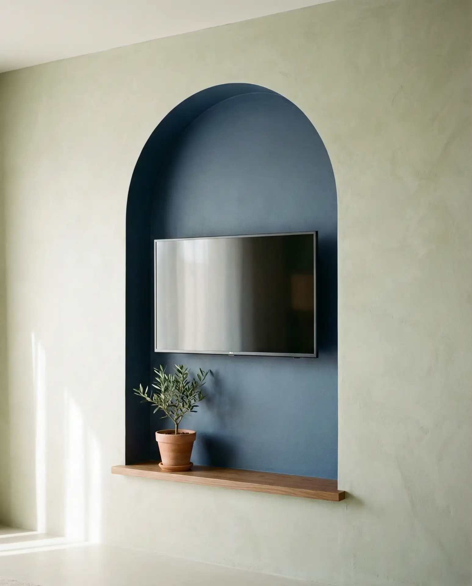Unique Arched TV Wall Niche 2