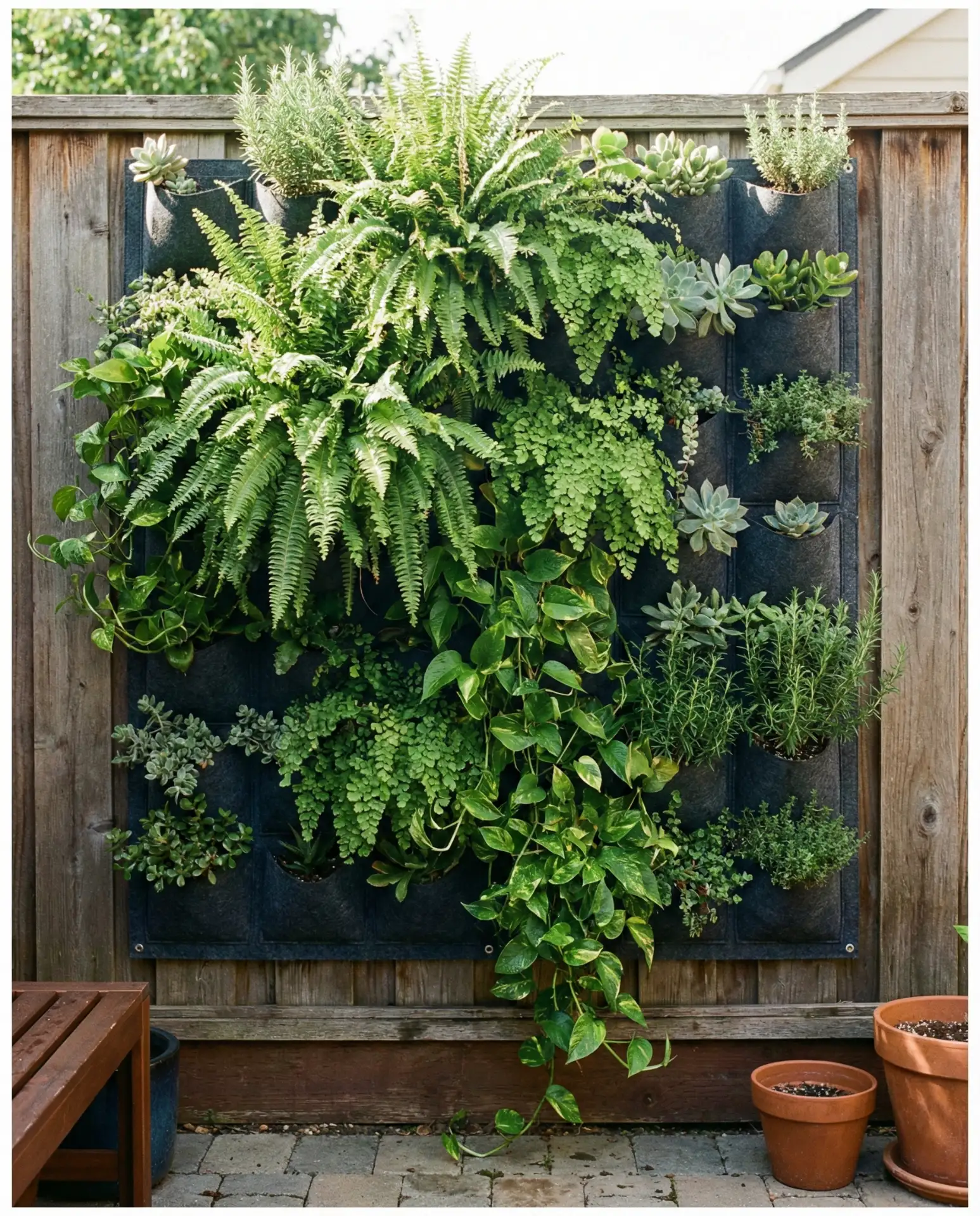 Vertical Garden Privacy Wall 1