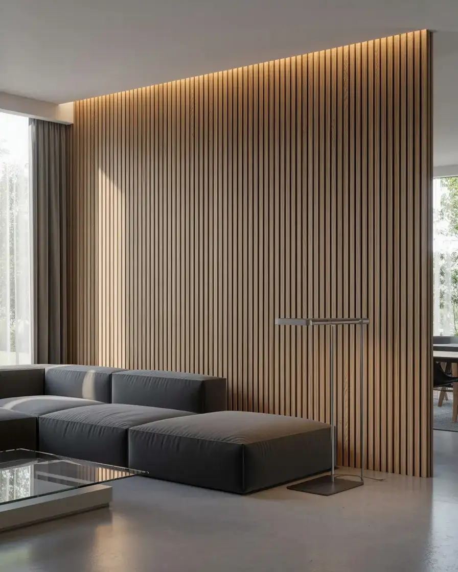 Vertical Wood Slats for Modern Texture 1