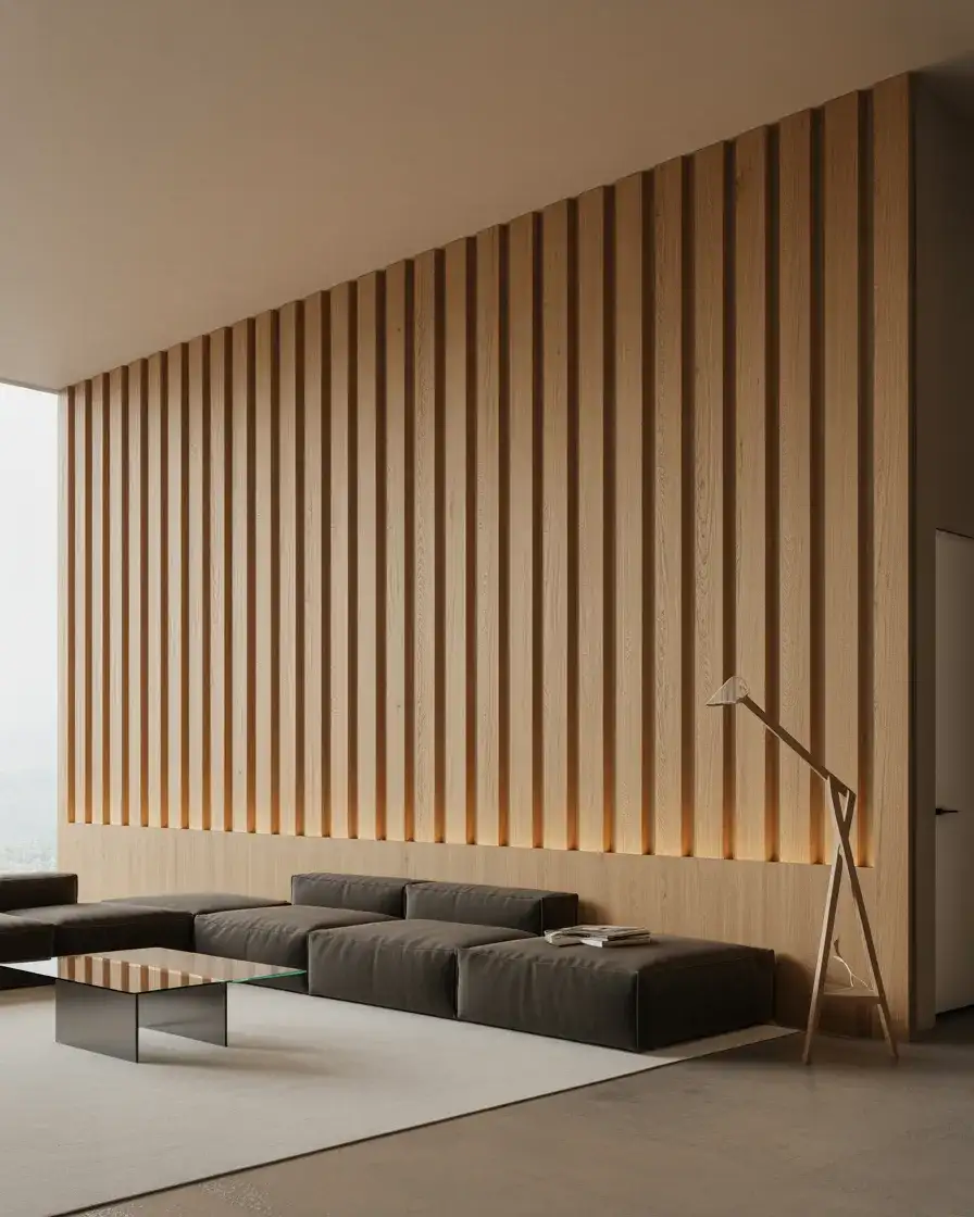 Vertical Wood Slats for Modern Texture 2