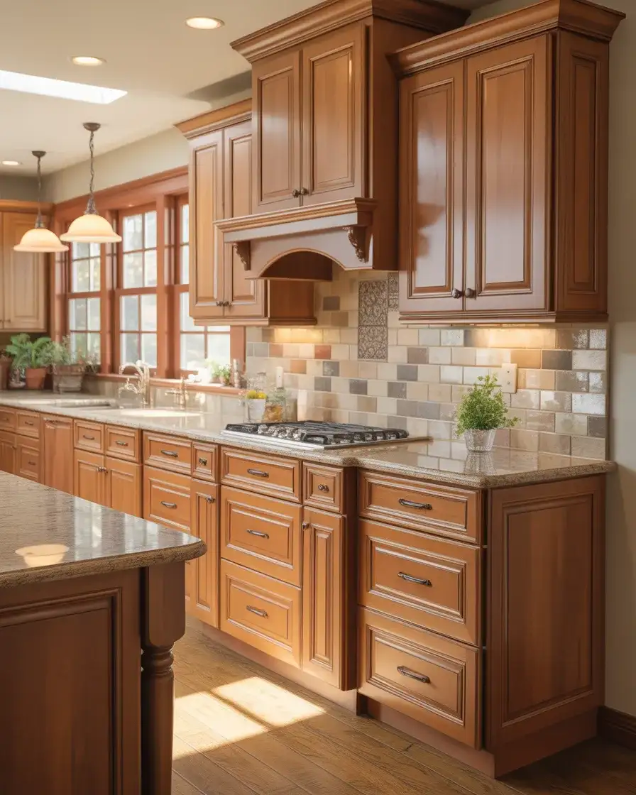 Warm Honey Maple for Traditional Comfort 1