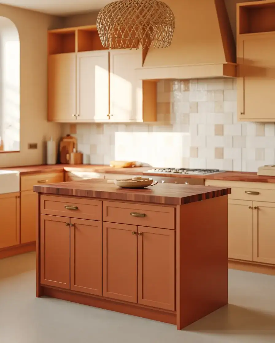 Warm Terracotta Orange Accents 1