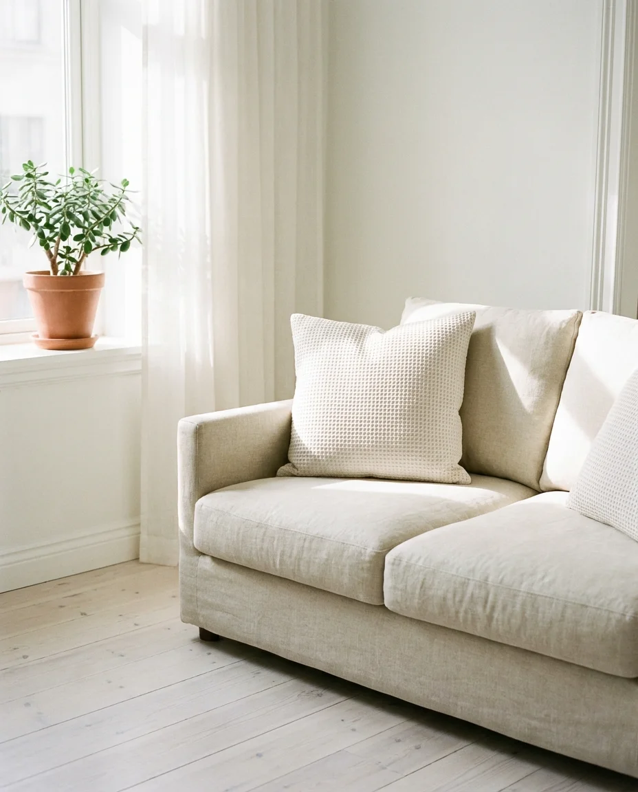 White Living Room That Feels Warm Not Cold 2