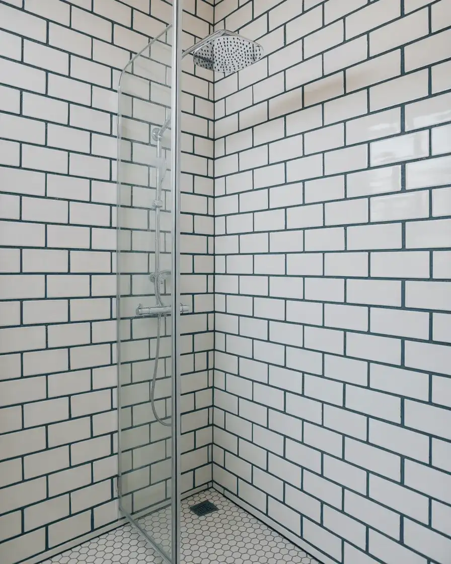 White Subway Tile Classic Showers 1