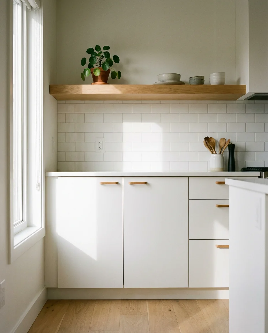 White and Oak Kitchen 2