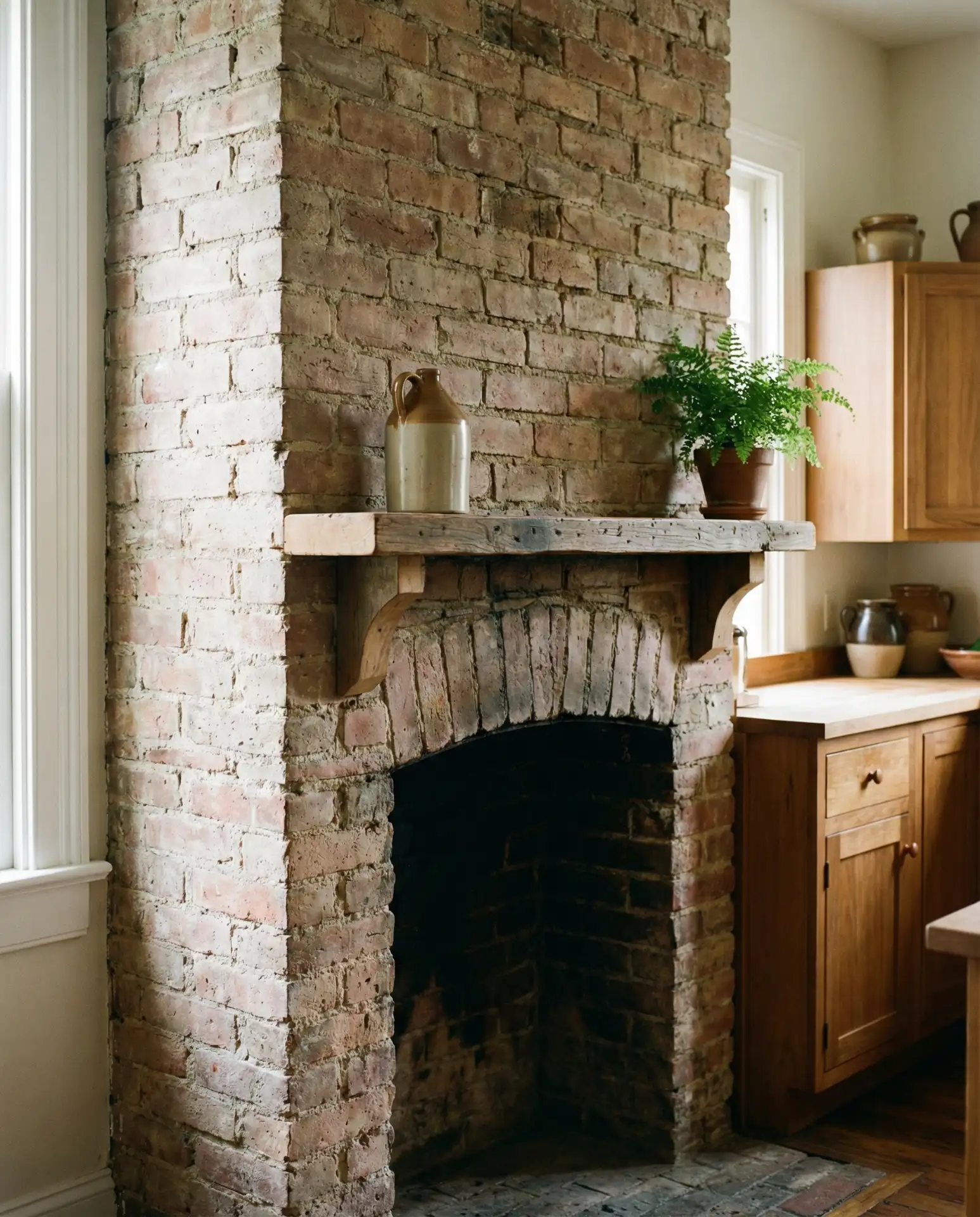 Wood-Burning or Display Fireplace 1