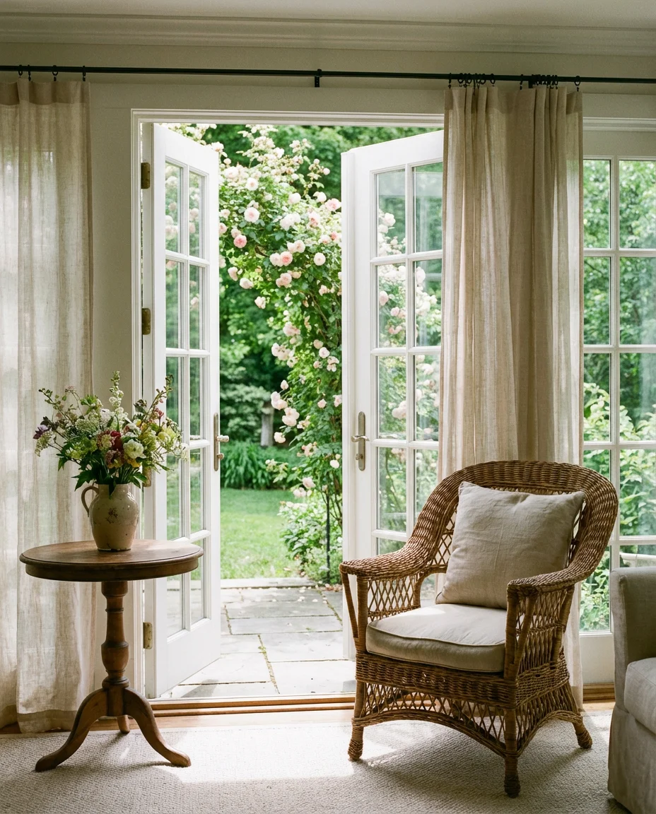 3 Season Room With French Doors and Garden Views 1