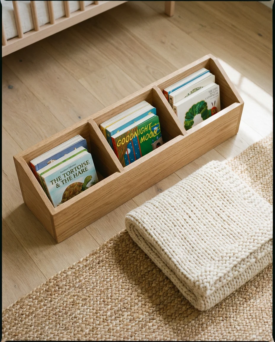 Baby Room Bookshelf at Floor Level 2