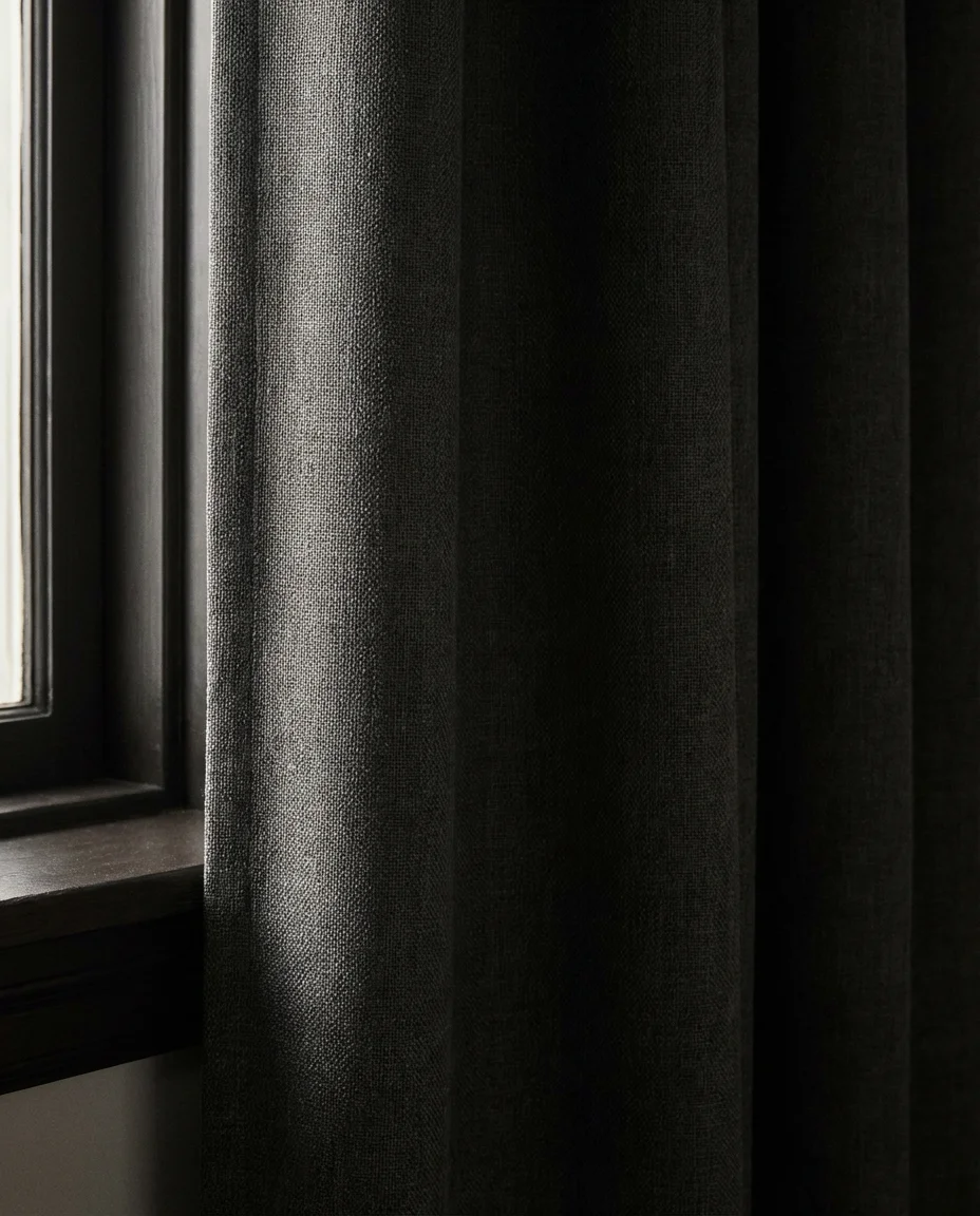 Blackout Curtains with Style in a Dark Bedroom 2