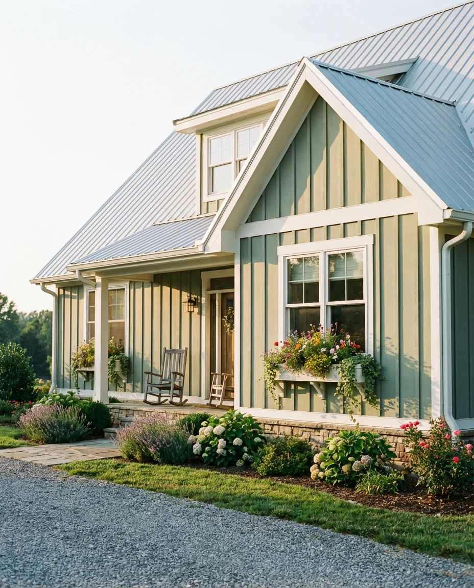 Cottage-Style Barndominium Exterior 1