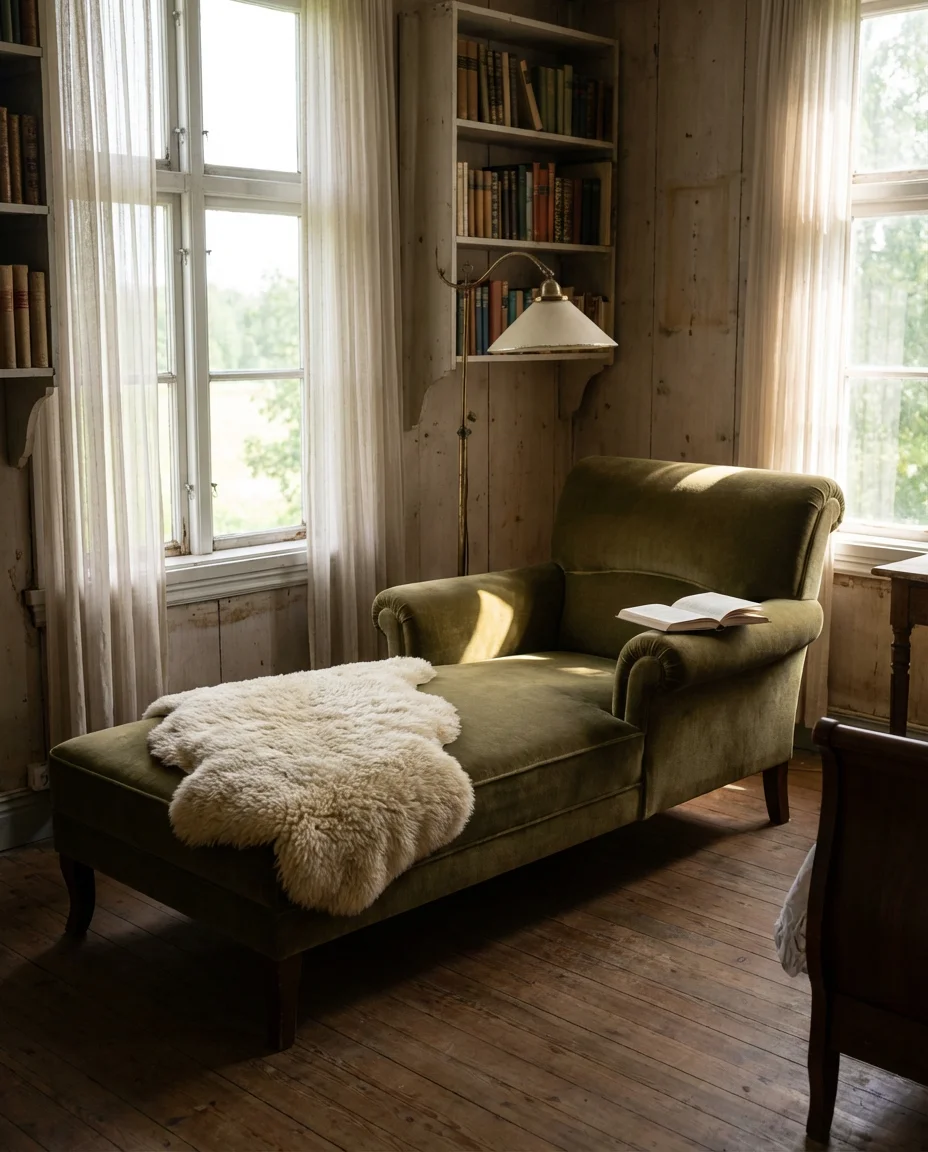 Cozy Reading Nook Integrated Into the Bedroom 2