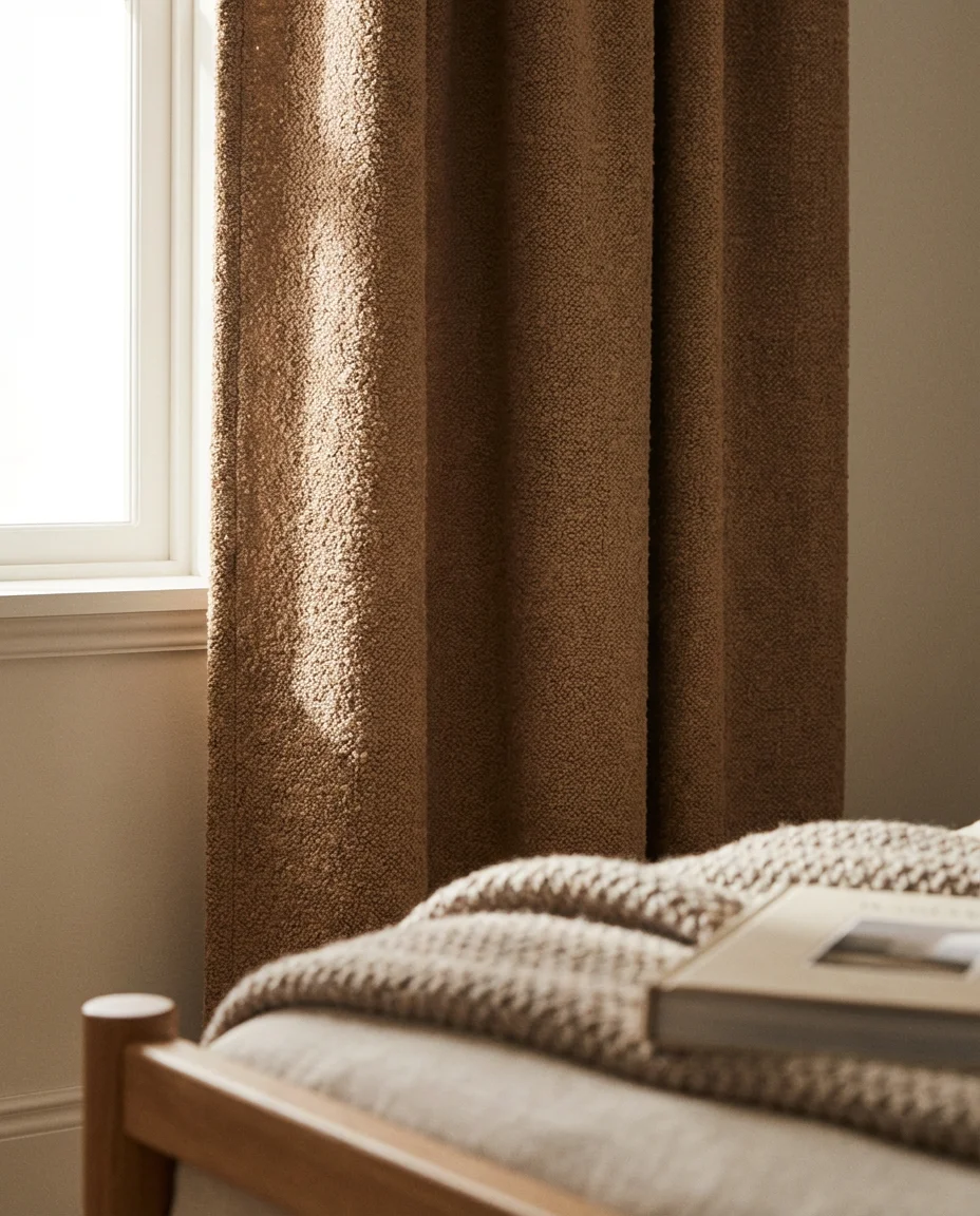 Cozy Warm Curtains for a Hygge-Inspired Bedroom 2