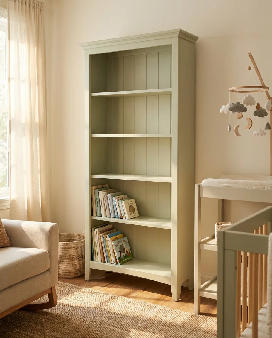 Cute Pastel Nursery Bookshelf 2