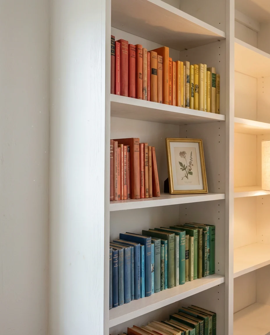 DIY Built-In Bookcase Using IKEA Hacks 2