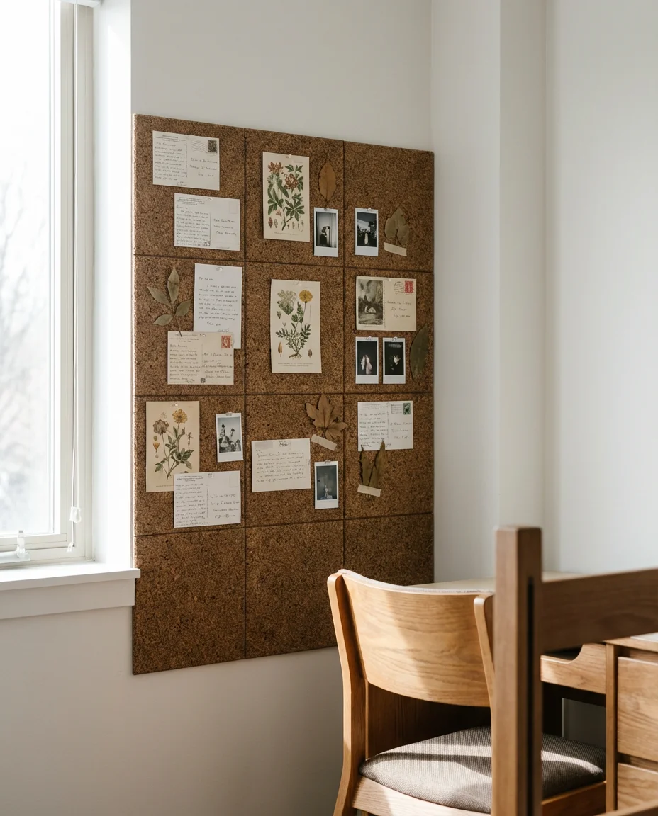DIY Cork Board Inspiration Wall 2