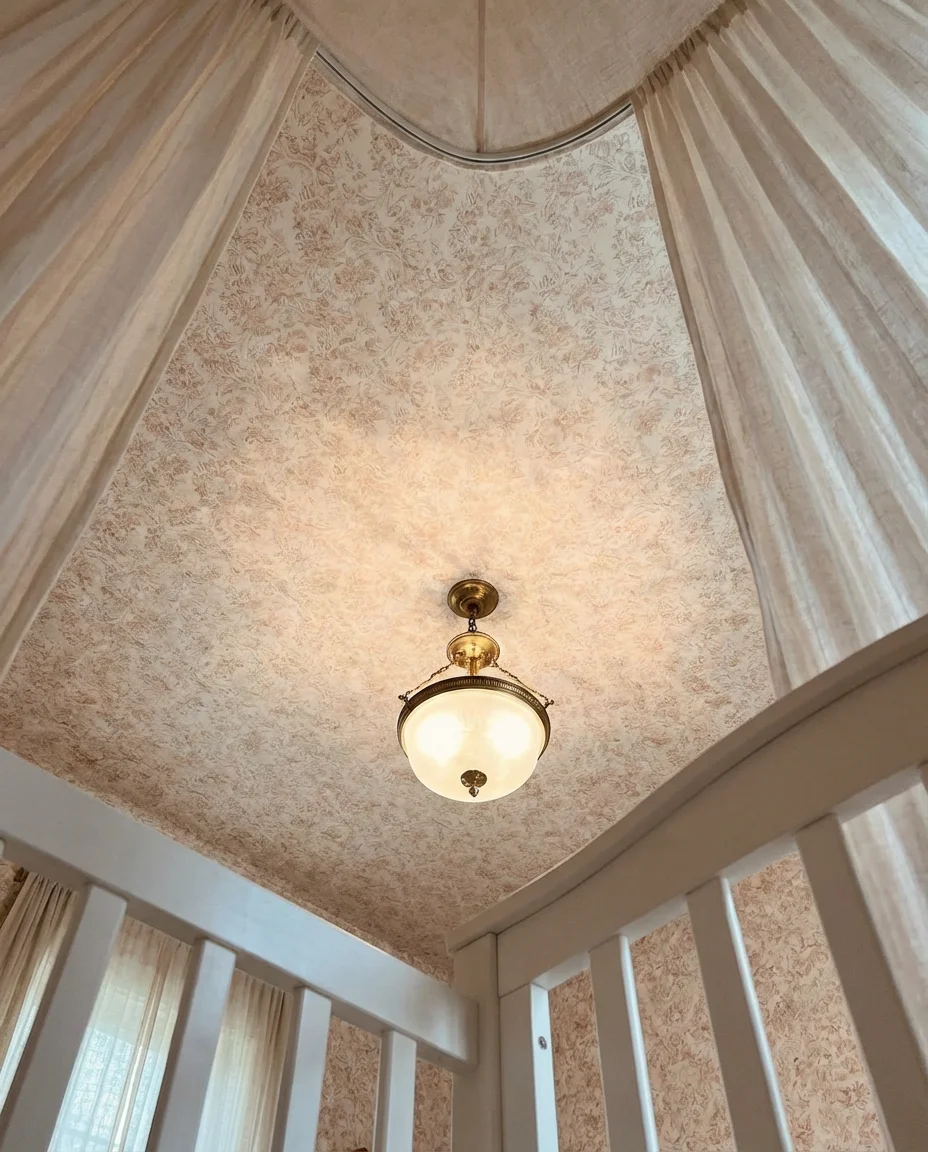 Floral Ceiling Treatment for a Wow Moment 1