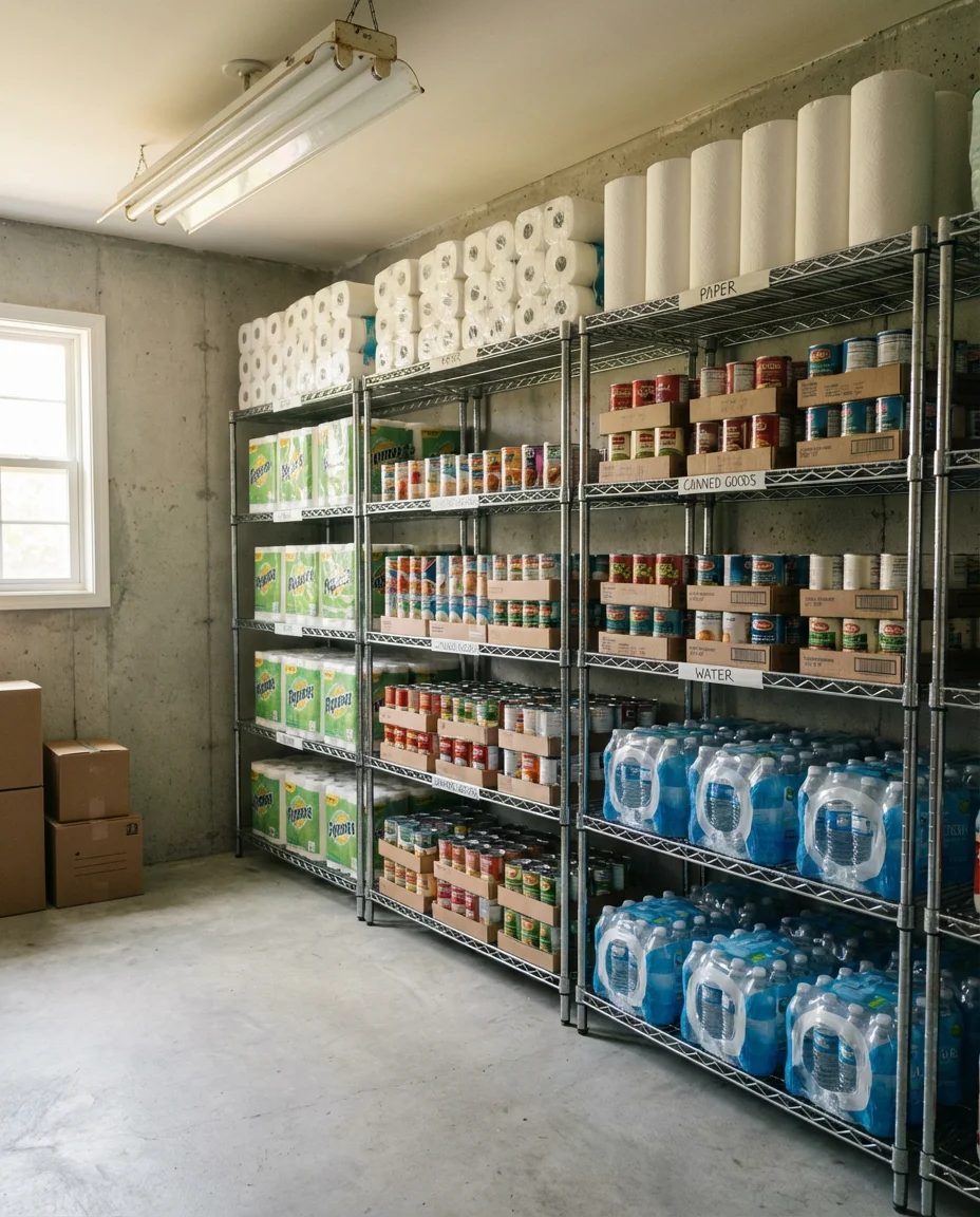 Garage Food and Pantry Overflow Storage 2