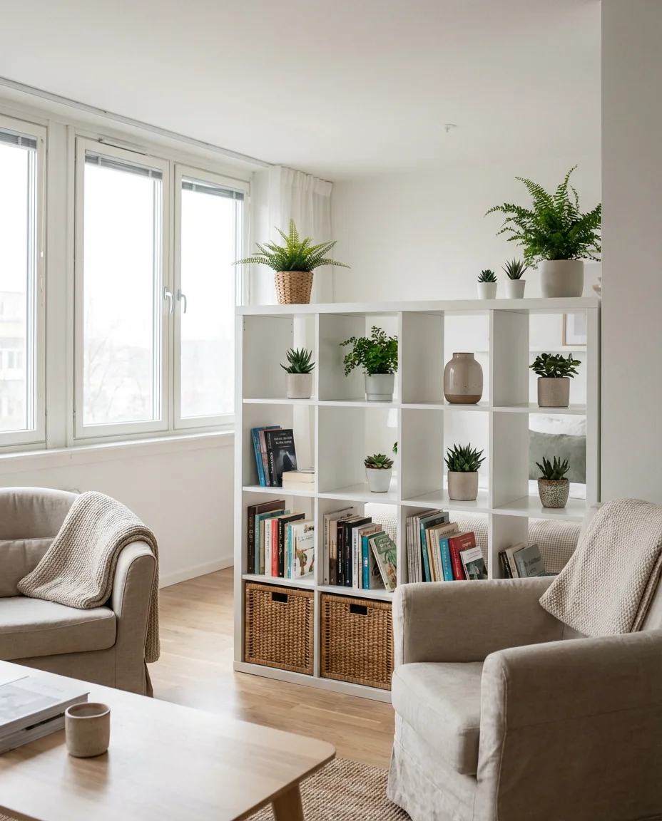 IKEA Kallax as a Room Divider 1