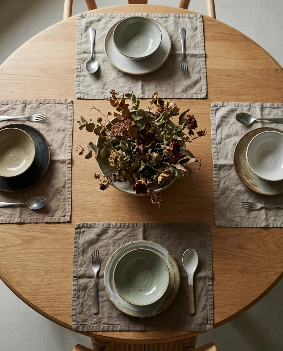 Ideas for Mixing Table Shapes with Layered-Decor 2