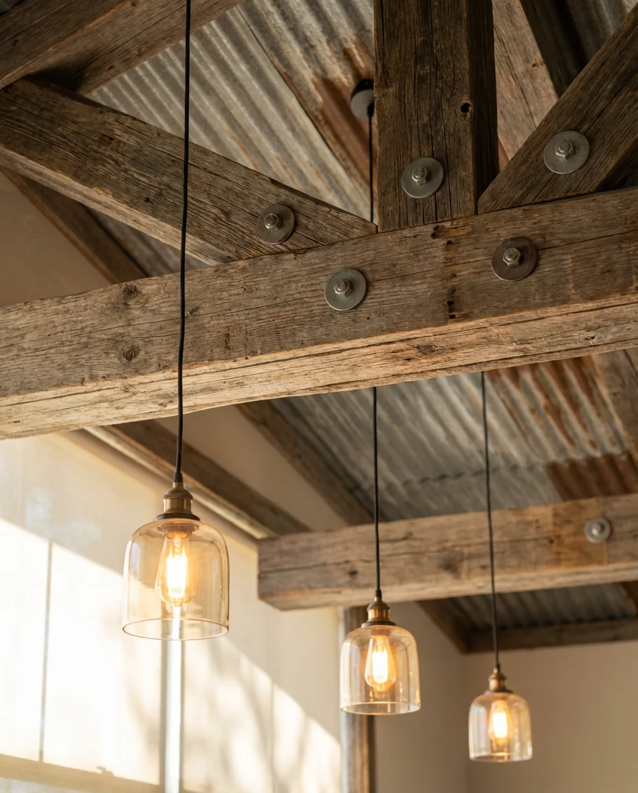 Interiors With Reclaimed Wood and Metal Accents 2
