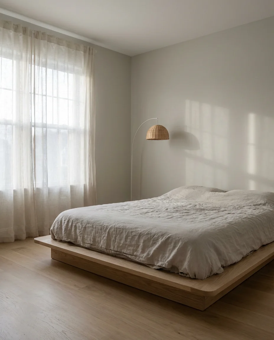 Japandi Serenity With Warm Wood Tones 2