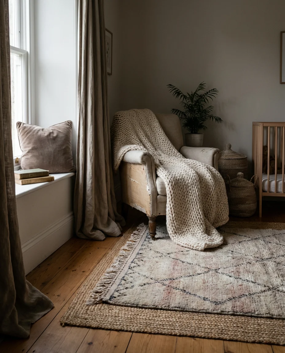 Layered Textiles for a Cozy-Nook-Feel 1