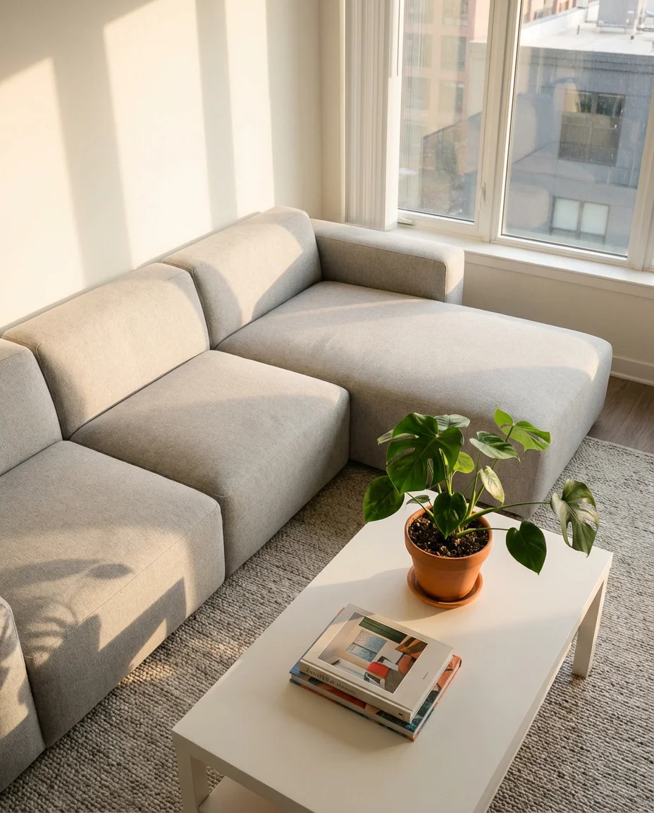 Light Gray Modular Sectional for Flexible Living 2