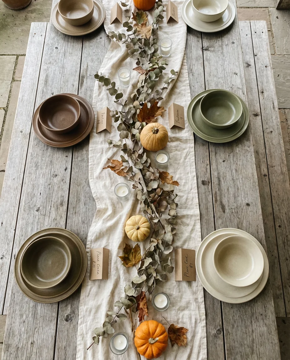 Long Farmhouse Table Decor for Large Gatherings 2