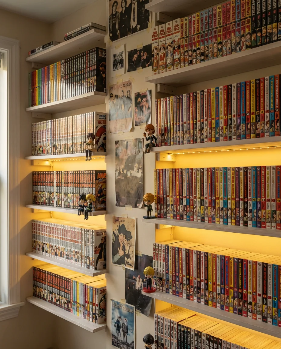 Manga Collection Display in a Teen Room 1