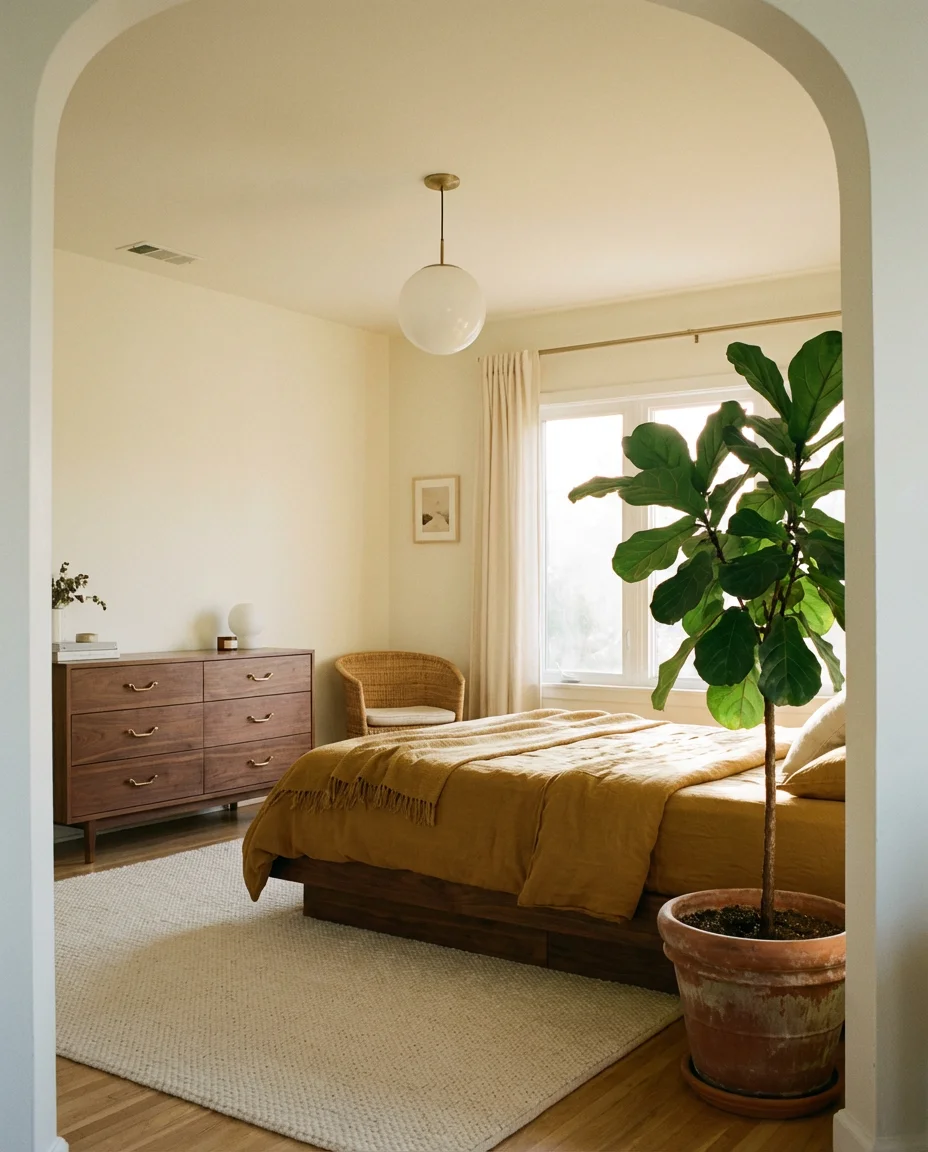 Mid-Century Modern Bedroom With a 2026 Update 2