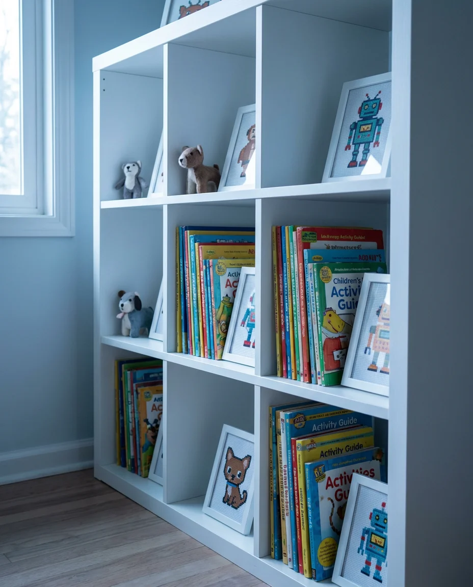 Minecraft-Themed Kids Bedroom Bookshelf 2
