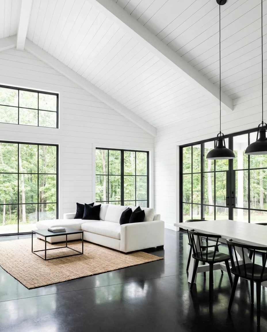 Modern Black and White Interior 1