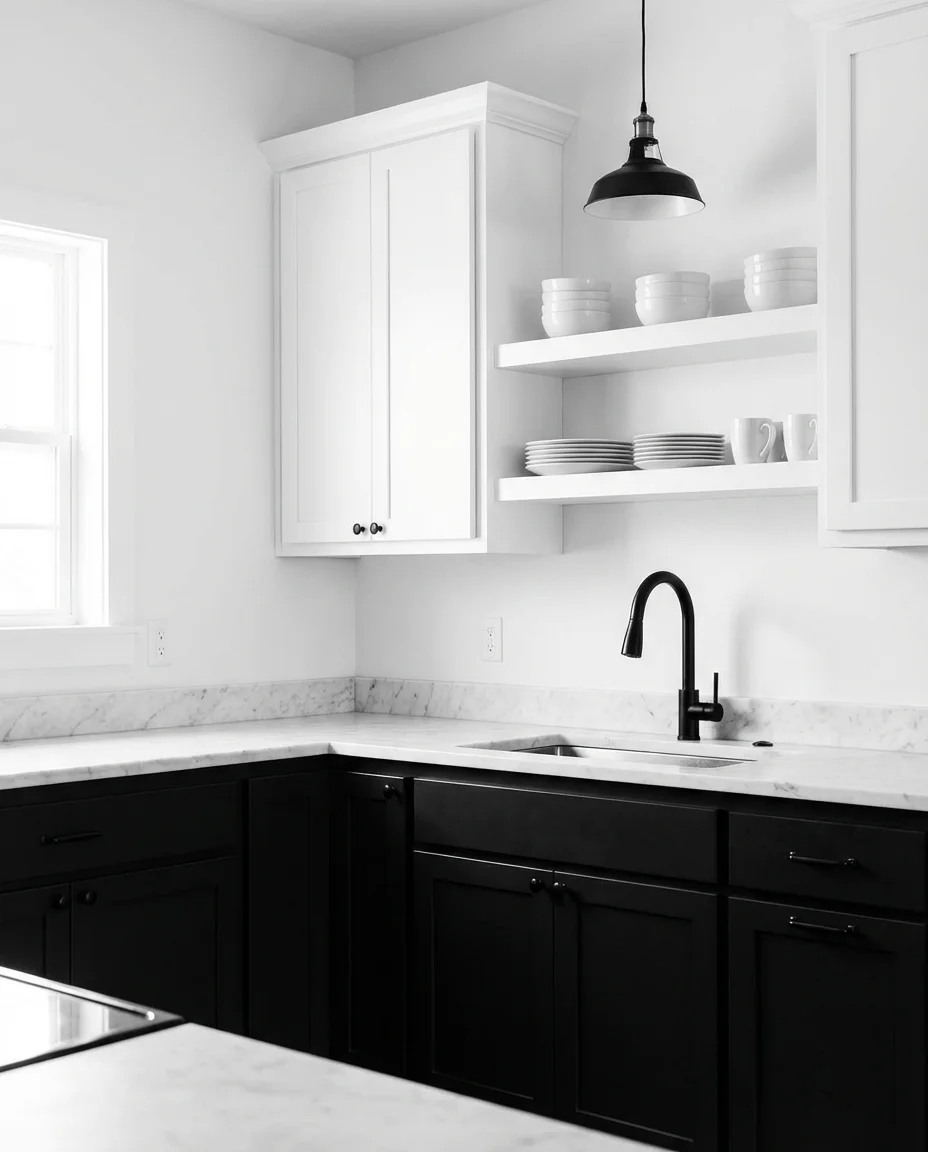 Modern Black and White Interior 2