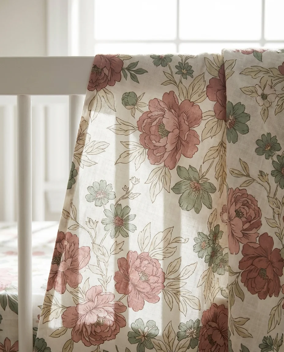 Oversized Floral Print Bedding 2