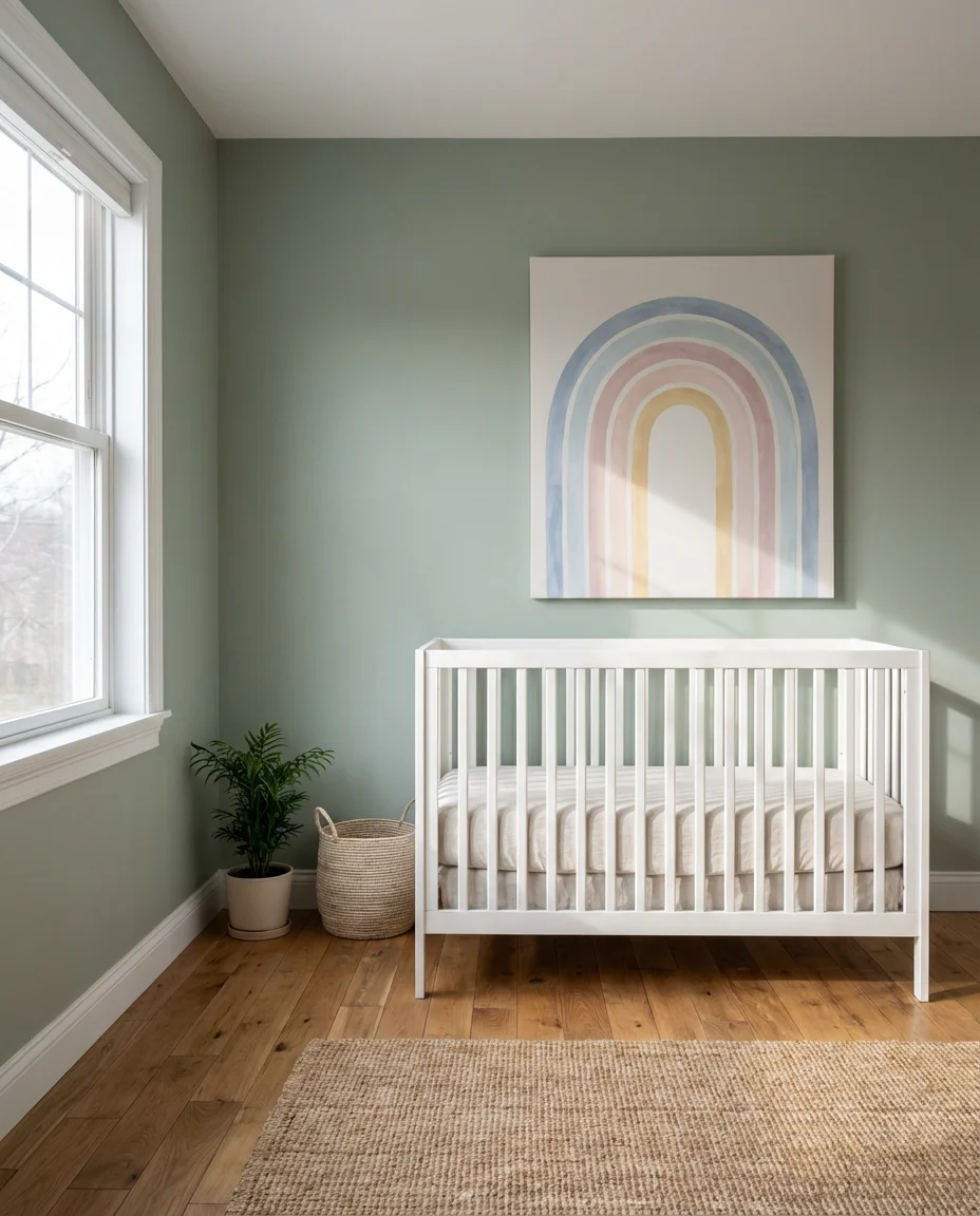 Pastel Rainbow Arch Wall Art 2