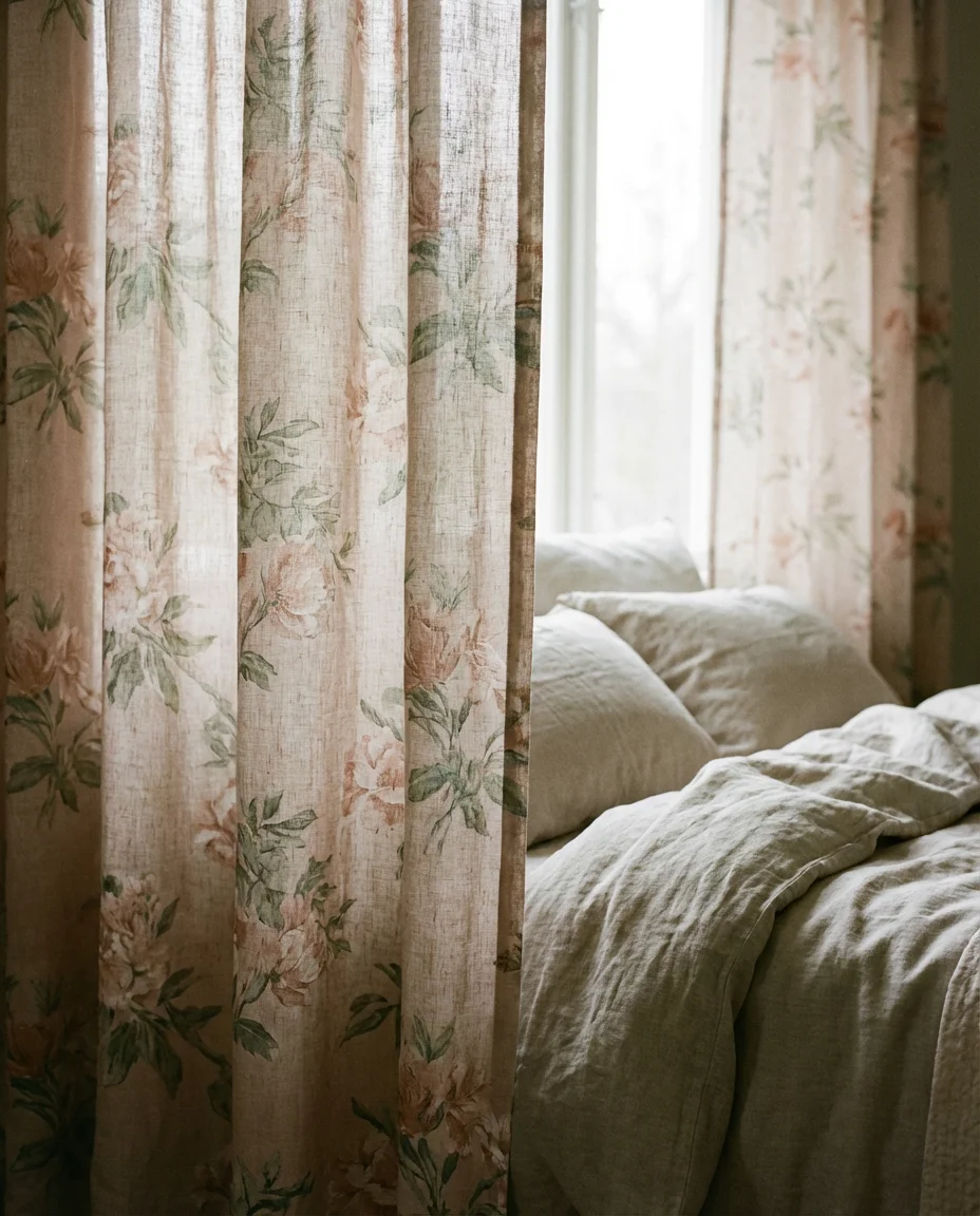 Patterned Curtains for a Cute and Playful Bedroom 2