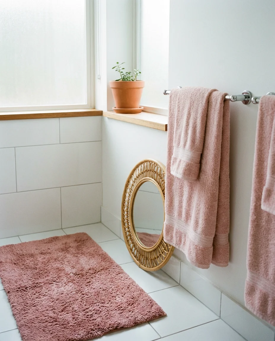 Pink Bathroom Accessories for an Instant Update 2
