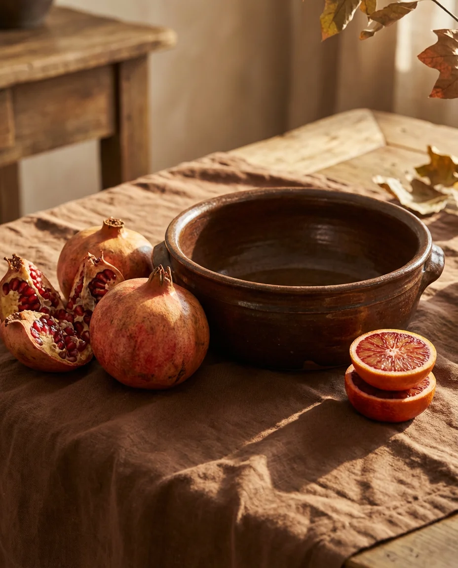 Red and Brown Harvest Dinner Buffet 2