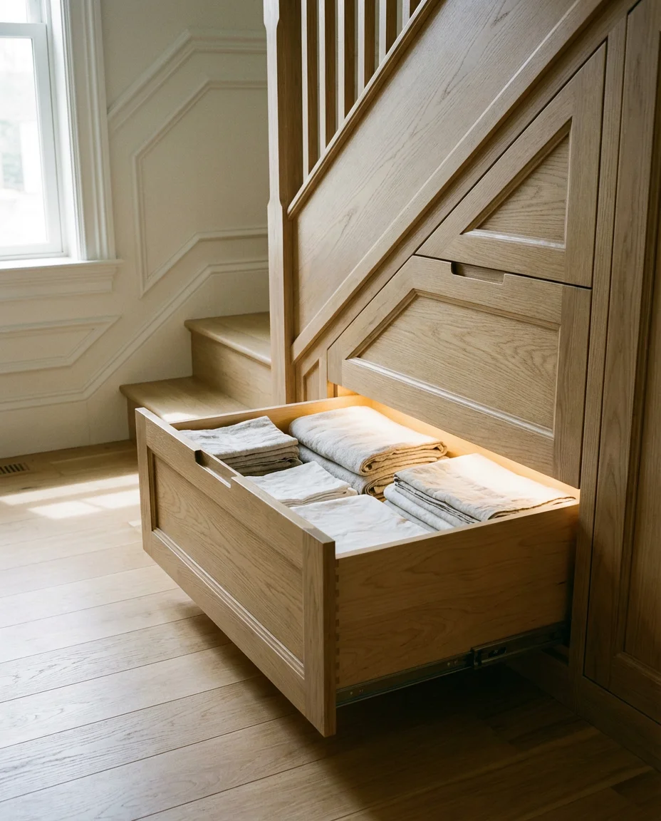 Unique Staircase Storage Ideas 1