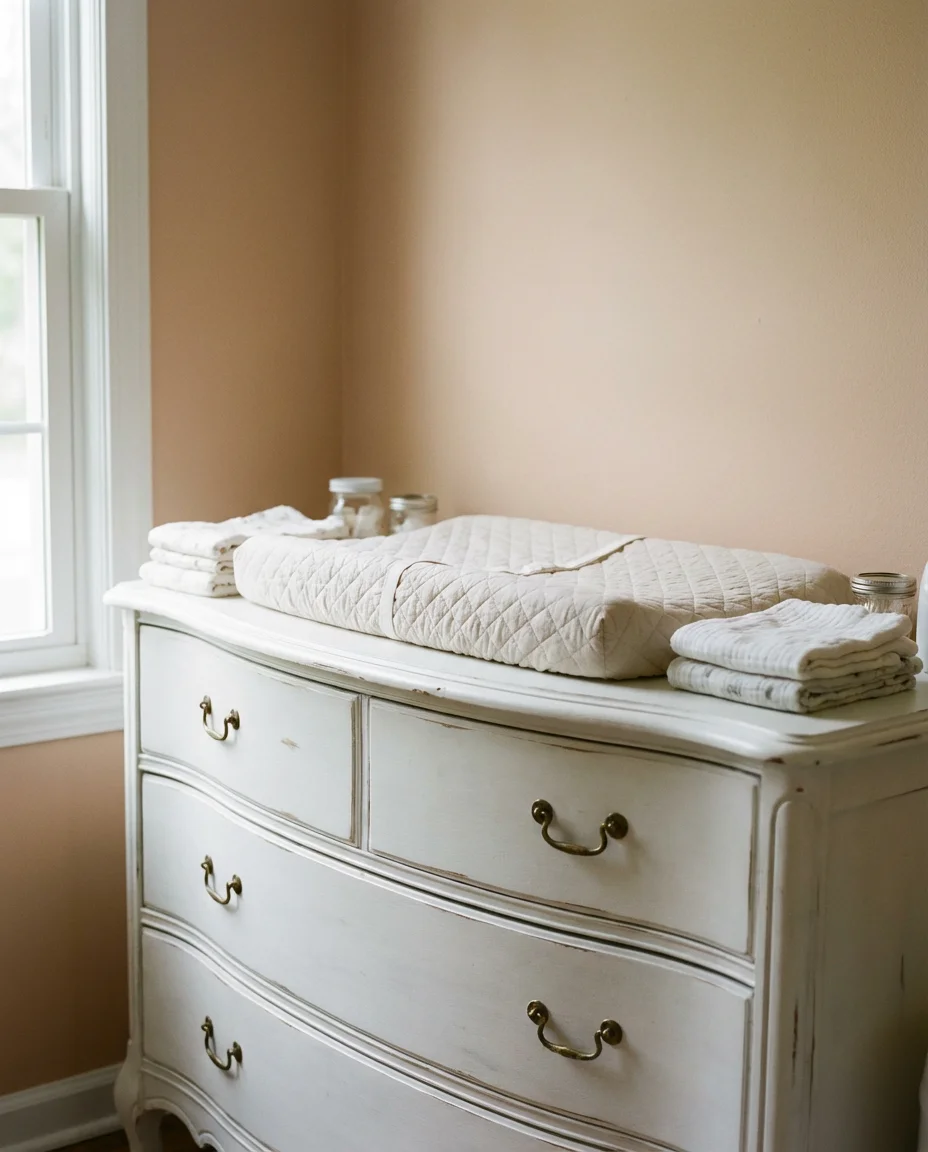 Vintage-Inspired Dresser as Changing Table 1