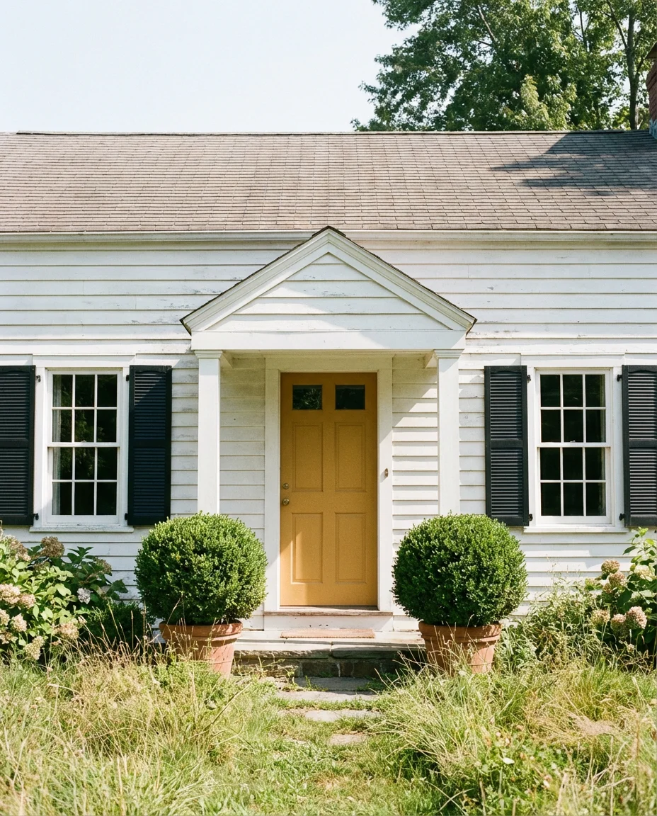 Warm Yellow Front Door Pop 1