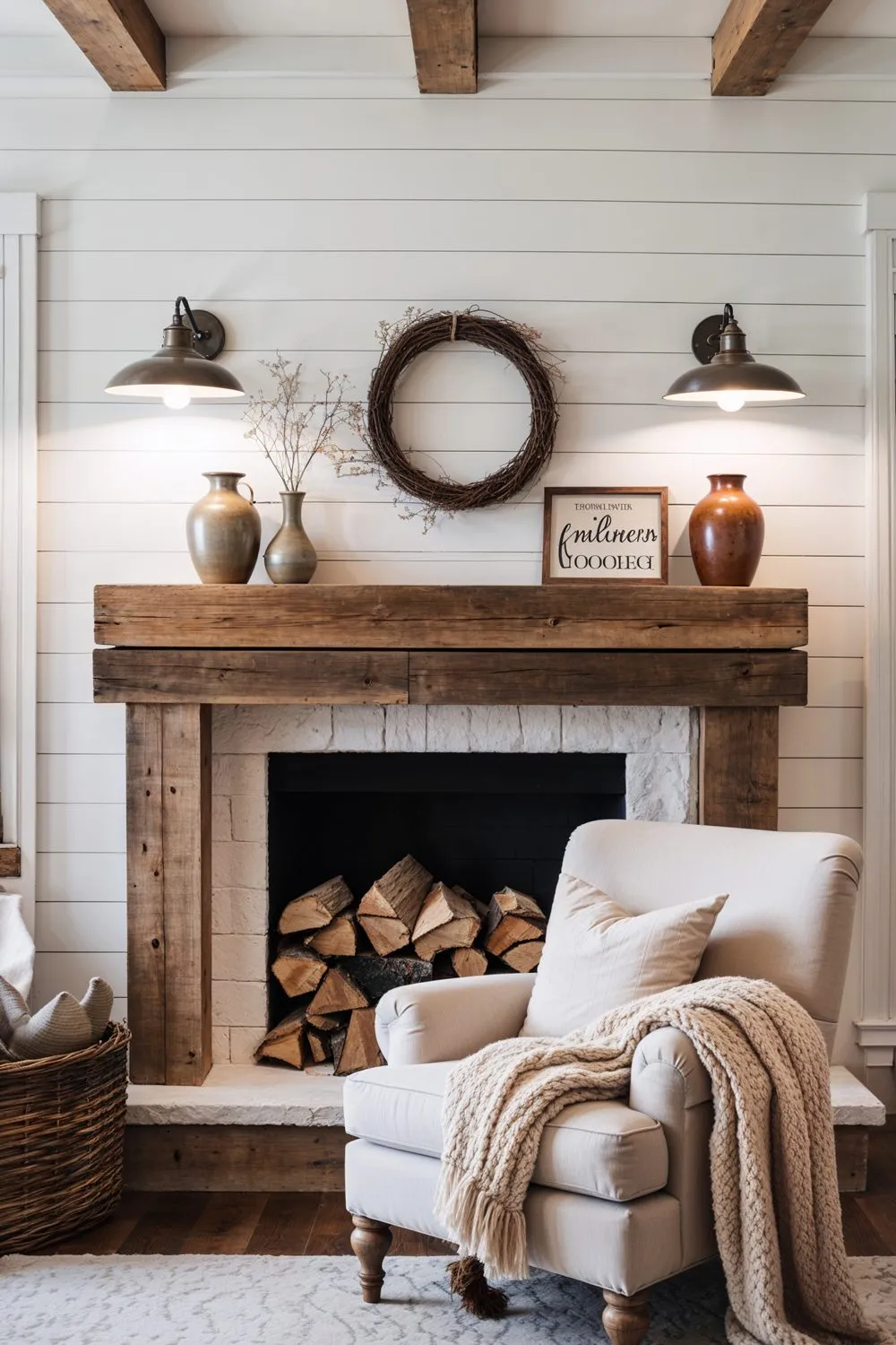 10 Farmhouse Fireplace Decorating Ideas for a Cozy and Stylish Home