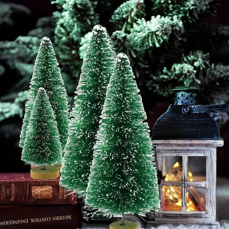 12pcs christmas tree small xmas trees xmas crafts decoration - Temu Bahrain