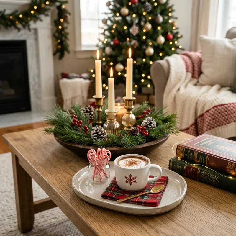 15 Christmas Coffee Table Ideas for Festive Homes