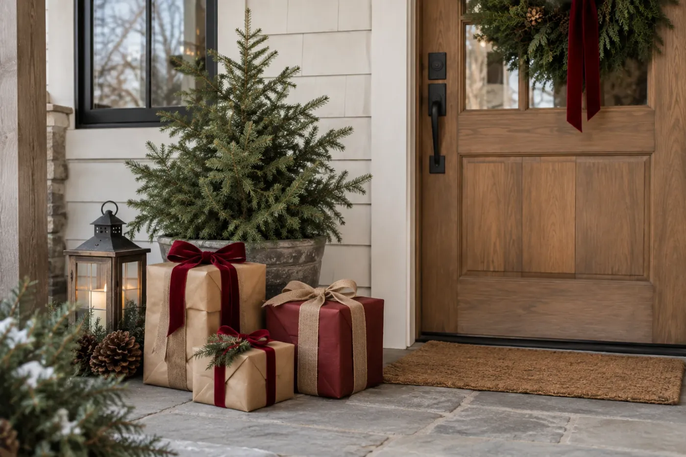 15 Christmas Front Porch Decor Ideas for a Festive Welcome