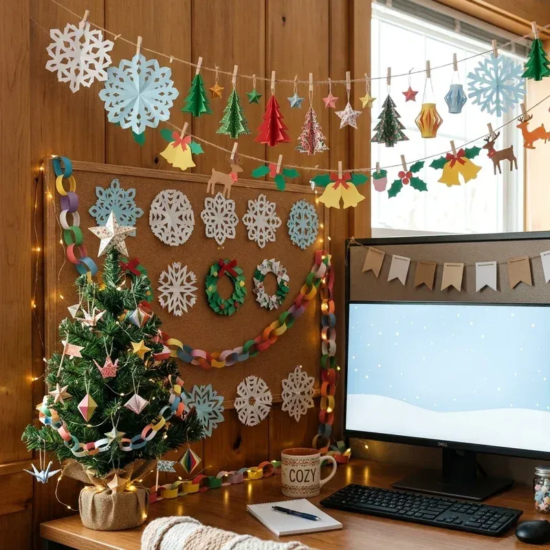 15 Christmas Office Decor Ideas to Brighten Your Workplace